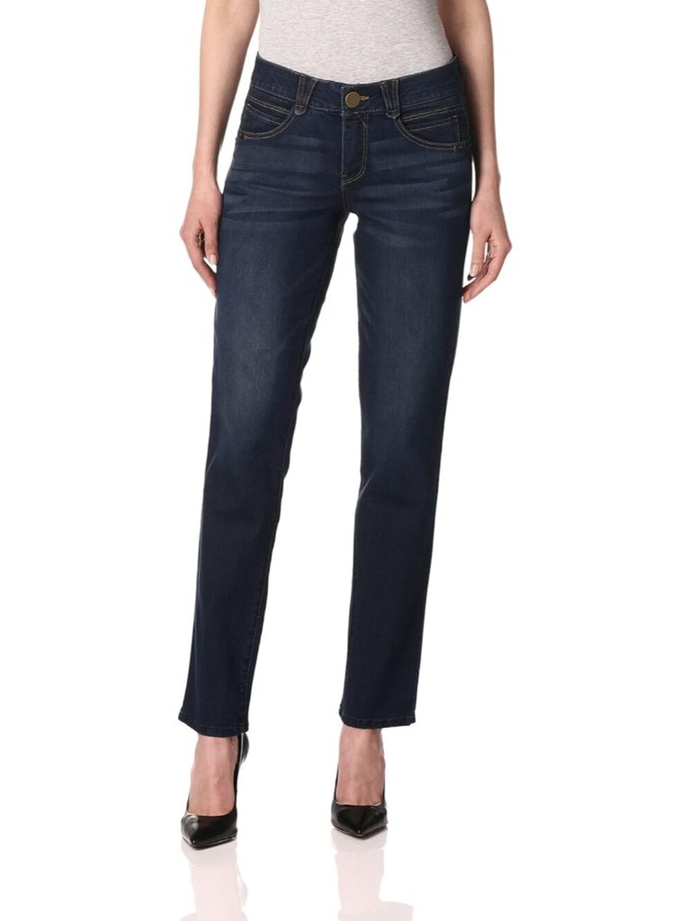 Womens Ab Solution Straight Leg Jean - Picture 1 of 3